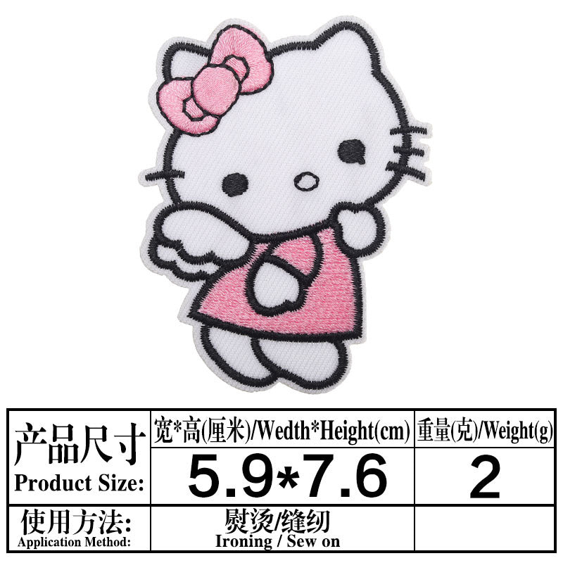 Wholesale DIY patchs cute cat patch children' s clothing bag OLY Exclusive